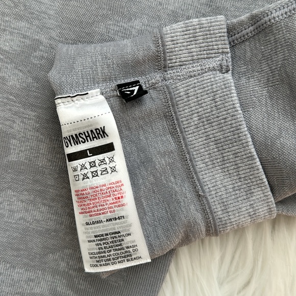 ✨GYMSHARK | Original Camo Seamless Leggings | Grey | Size L ✨ - Picture 8 of 9